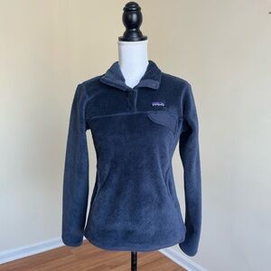 Patagonia Retool Snap-T Fleece Pullover Women's Small Blue